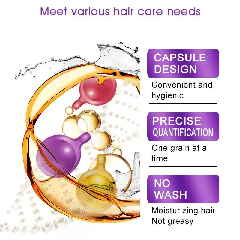 "Sevich Hair Vitamin Capsule: Repair and Nourish Hair with Keratin Complex Serum"