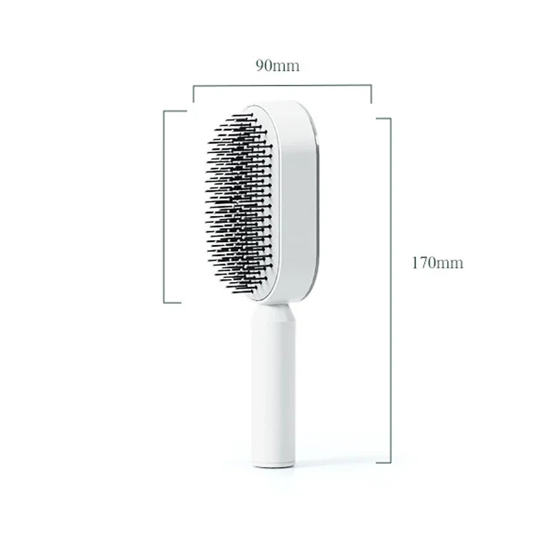 Self-cleaning hairbrush | Effortless with just one click