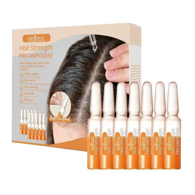 "7pcs Hair Repair Ampoules: Effective Baldness and Hereditary Hair Loss Care"