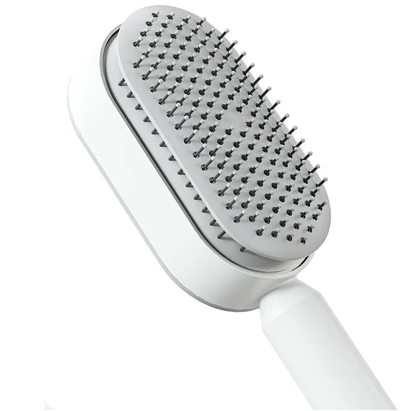 Self-cleaning hairbrush | Effortless with just one click