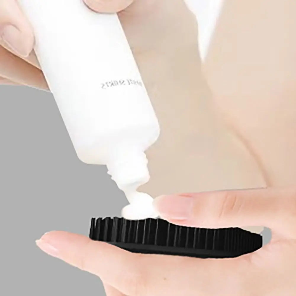 "Facial Cleansing Brush: Exfoliating Silicone for Men's Beard Care"