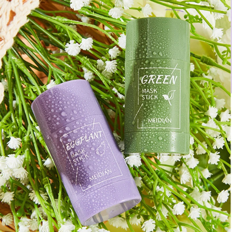 "40g Green Tea Deep Cleansing Facial Mask Stick: Pore Cleaner for Purifying Skin Care"