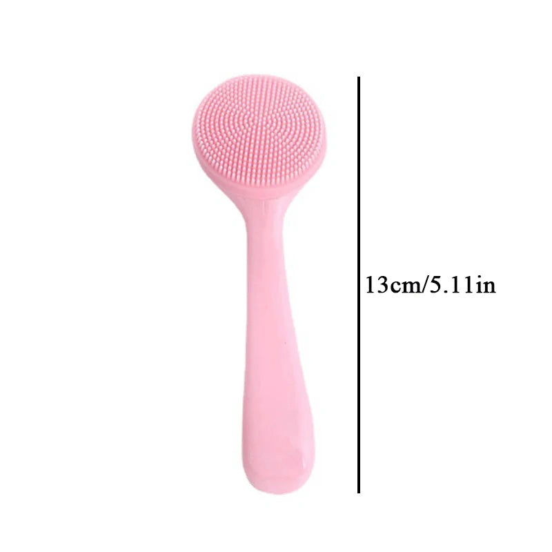 "Silicone Facial Cleansing Brush: Soft Massage for Deep Skin Care Cleanse"