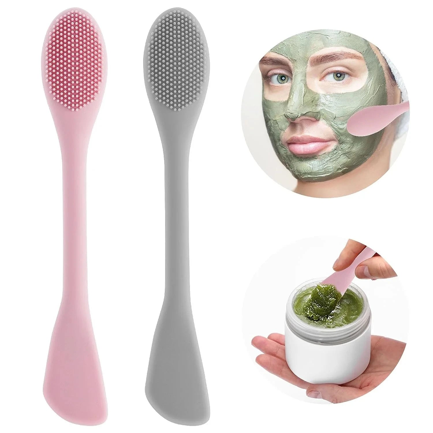 "Mini Silicone Face Cleansing Brush: Deep Cleaning Exfoliator for Skin Care"