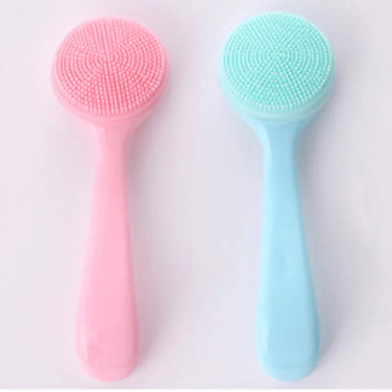 "Silicone Facial Cleansing Brush: Soft Massage for Deep Skin Care Cleanse"