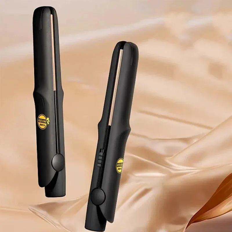 2-in-1 Mini Curling Wand & Hair Straightener