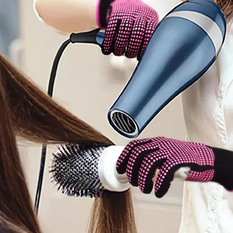 "1Pc Heat-Resistant Styling Glove: Hair Care Essential for Straightening, Curling, and Perming"