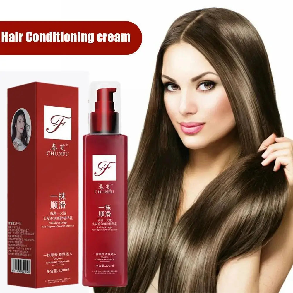 "200ml Hair Smoothing Leave-in Conditioner: Magical Hair Repair for Women"