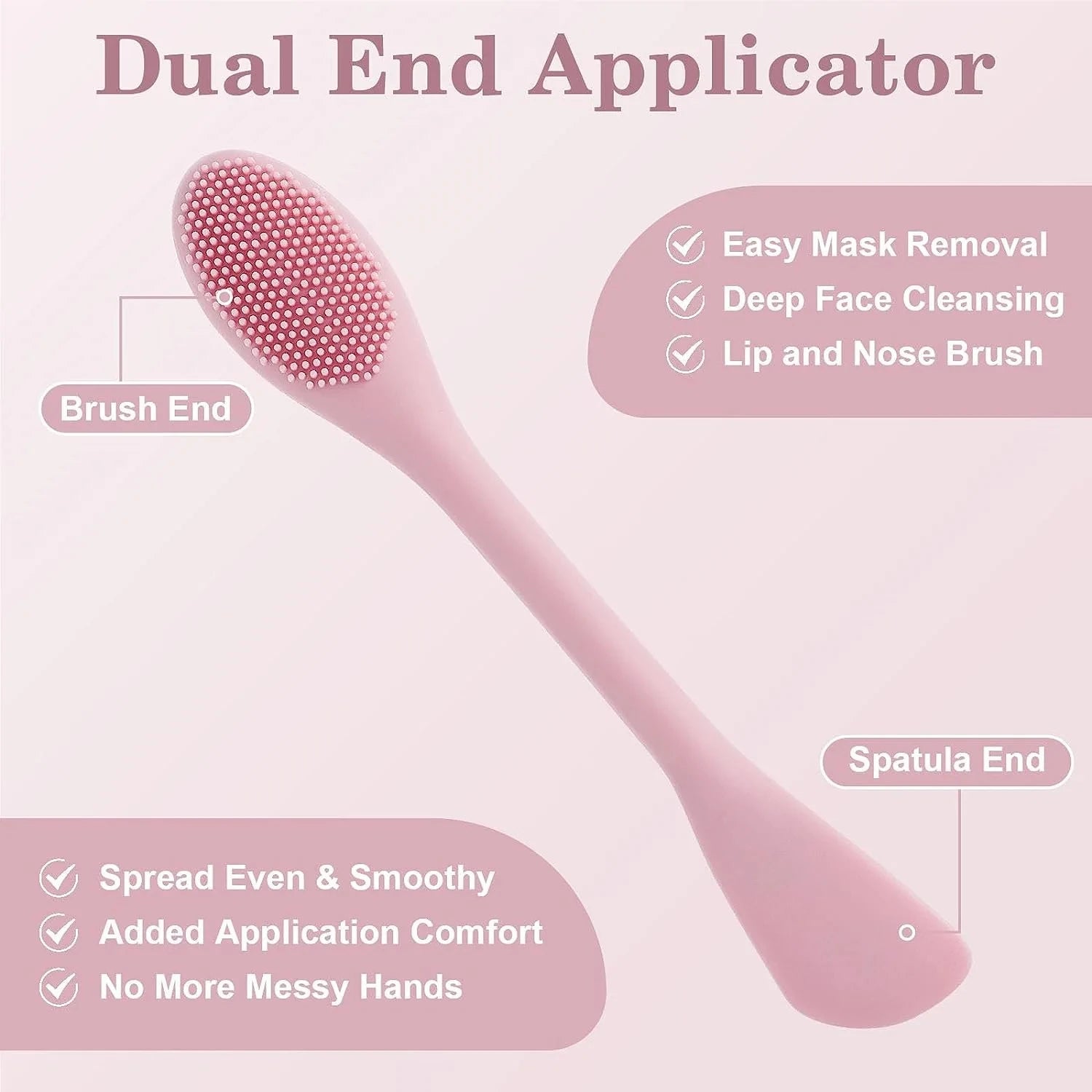 "Mini Silicone Face Cleansing Brush: Deep Cleaning Exfoliator for Skin Care"