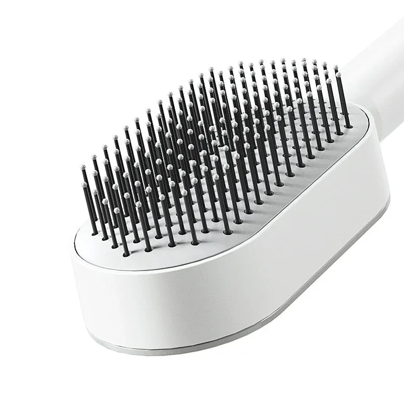 Self-cleaning hairbrush | Effortless with just one click