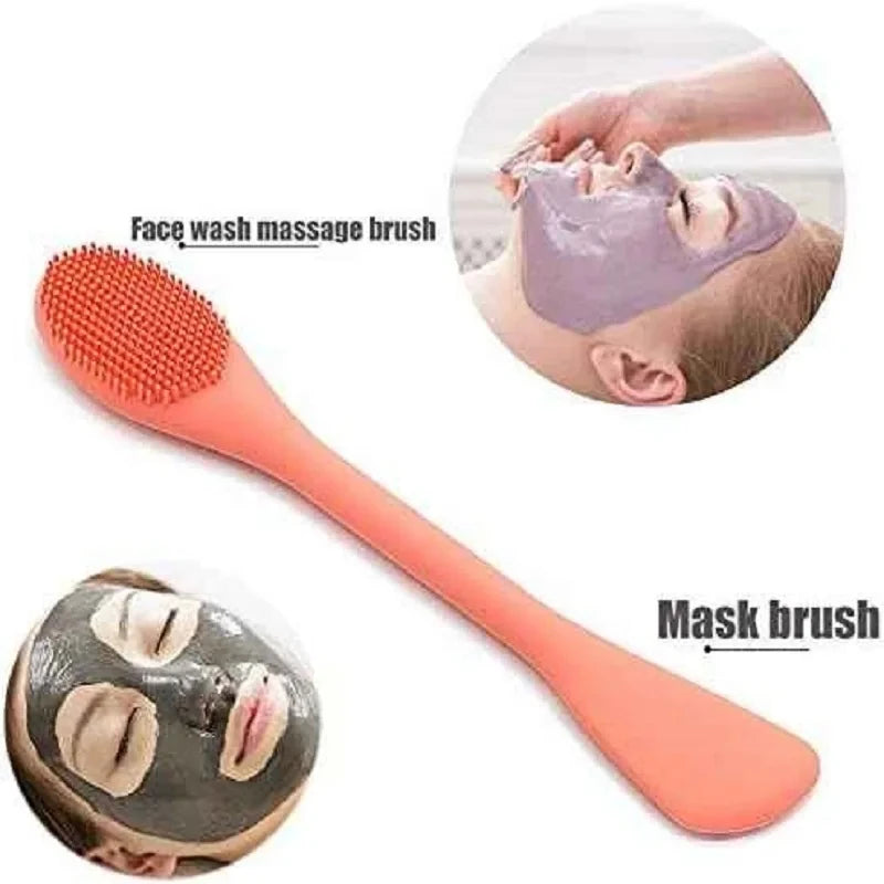 "Mini Silicone Face Cleansing Brush: Deep Cleaning Exfoliator for Skin Care"