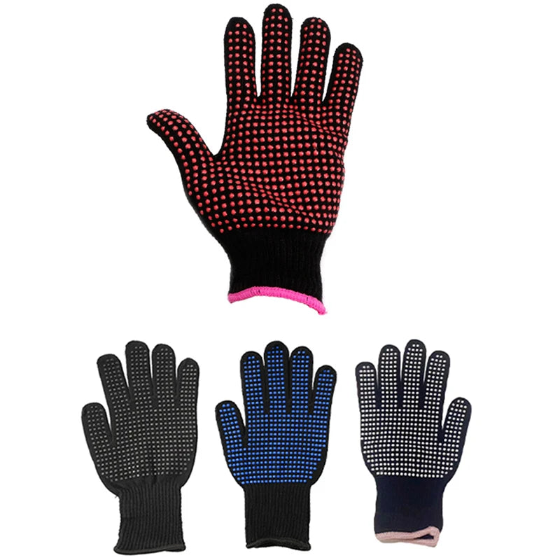 "1Pc Heat-Resistant Styling Glove: Hair Care Essential for Straightening, Curling, and Perming"