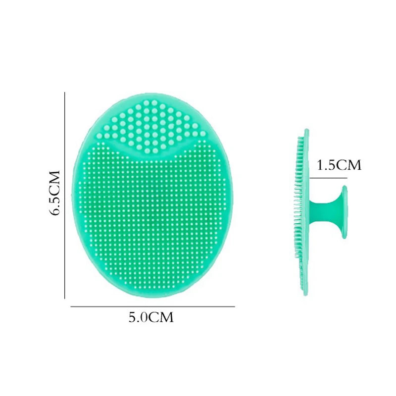 "Silicone Face Massager: Exfoliating Cleansing Brush for Baby Soft Skin Care"