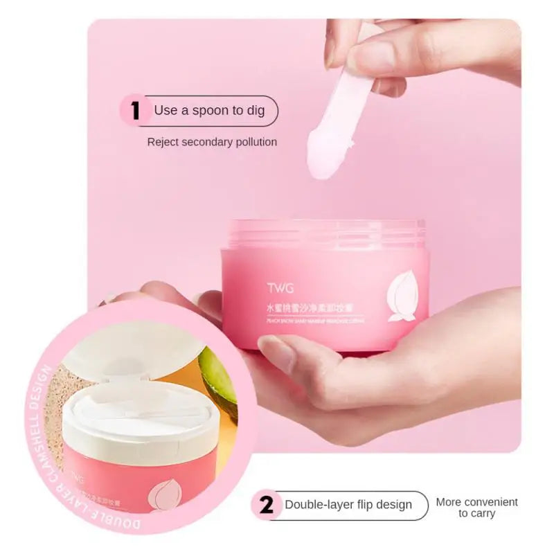 "50g Soft Cleansing Balm: Gentle Makeup Remover Cream for Deep Facial Cleansing"