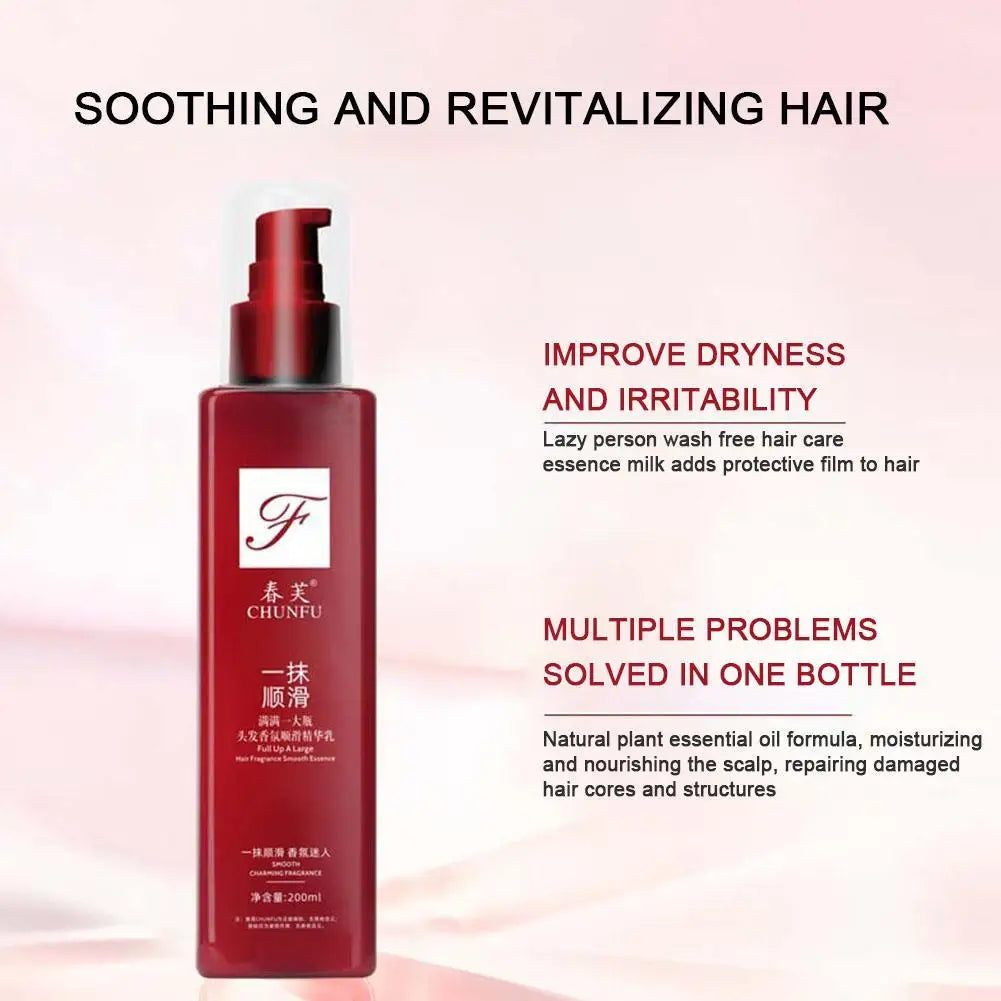 "200ml Hair Smoothing Leave-in Conditioner: Magical Hair Repair for Women"