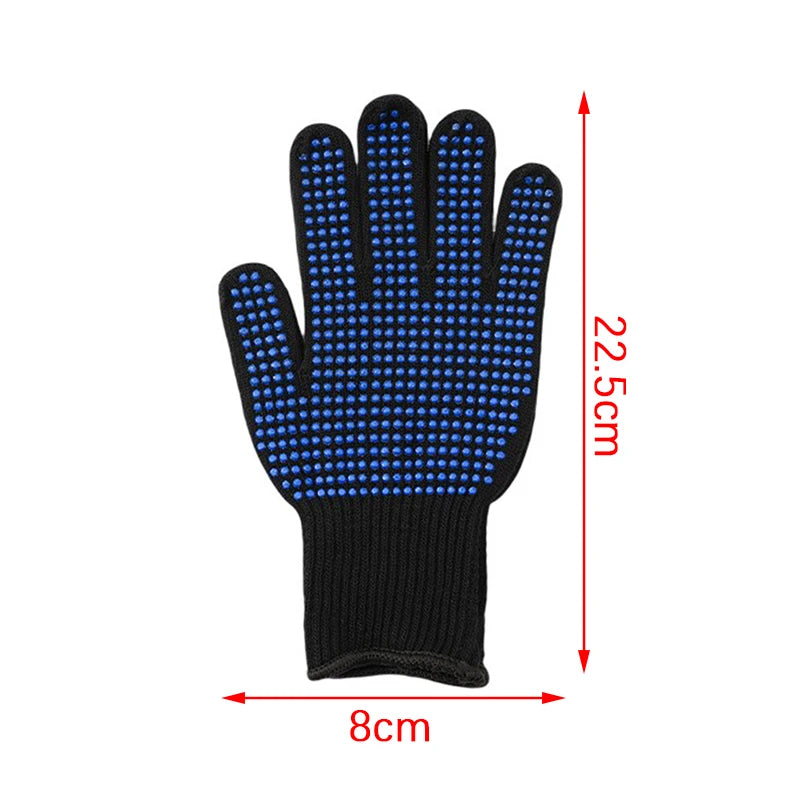 "1Pc Heat-Resistant Styling Glove: Hair Care Essential for Straightening, Curling, and Perming"