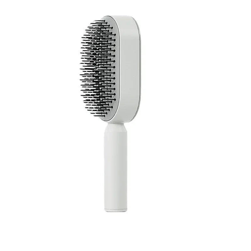 Self-cleaning hairbrush | Effortless with just one click