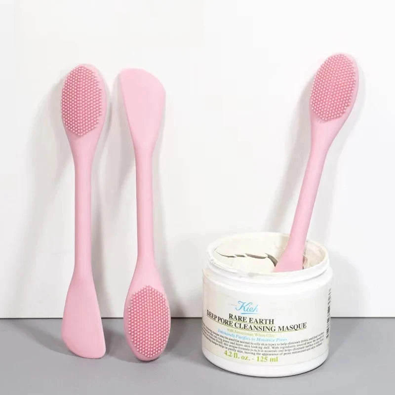 "Mini Silicone Face Cleansing Brush: Deep Cleaning Exfoliator for Skin Care"