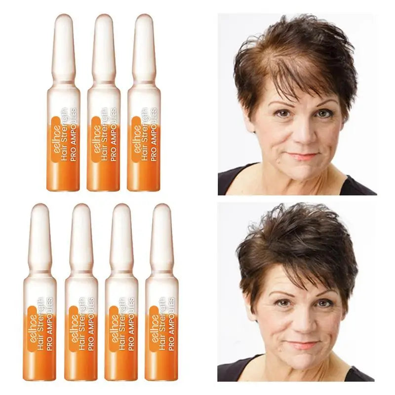 "7pcs Hair Repair Ampoules: Effective Baldness and Hereditary Hair Loss Care"