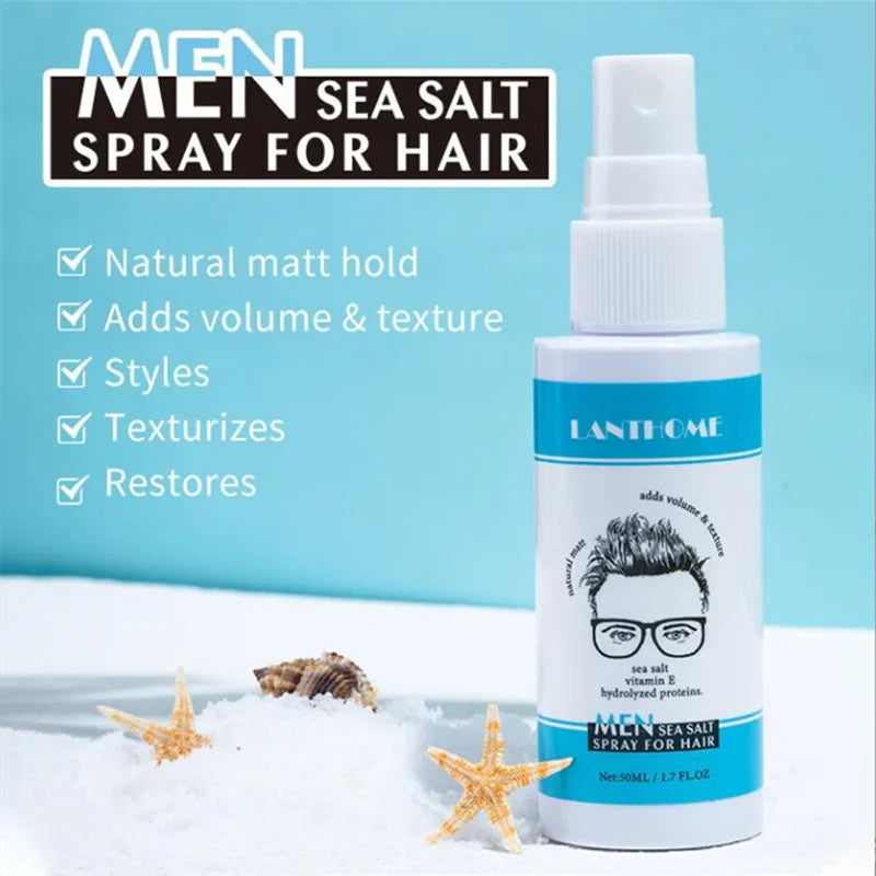 "Firstsun Men Sea Salt Spray: Volumizing and Repairing Hair Care for Dry, Frizzy Hair"